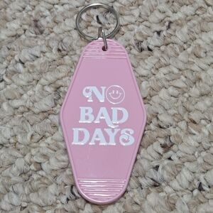 Hand Crafted Pink Key Holder - No Bad Days